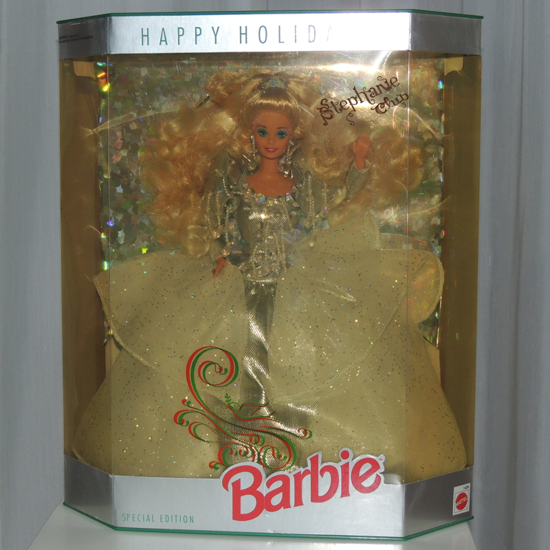1992 Happy Holidays Barbie Mattel
